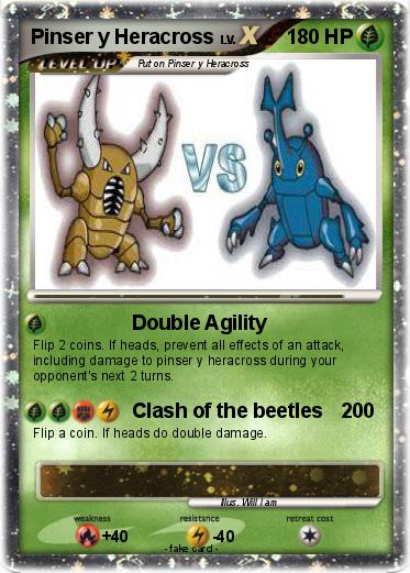 Pokemon Pinser y Heracross