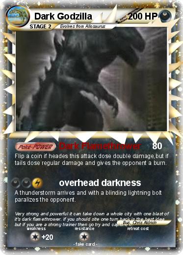 Pokemon Dark Godzilla