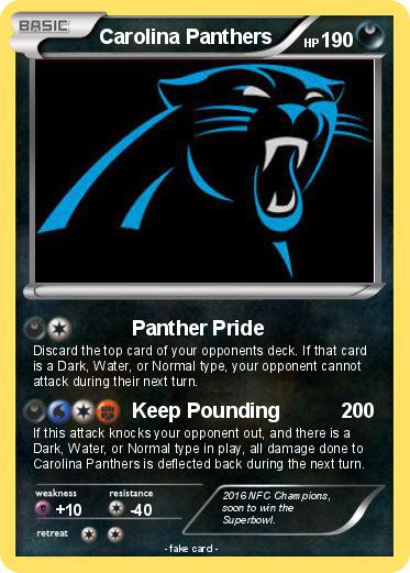 Pokemon Carolina Panthers