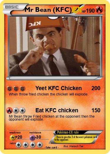 Pokemon Mr Bean KFC Pokemon Mr Bean KFC