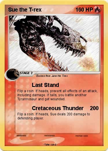 Pokemon Sue the T-rex