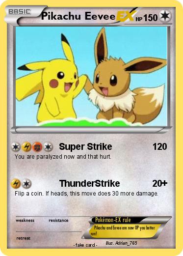 Pokemon Pikachu Eevee