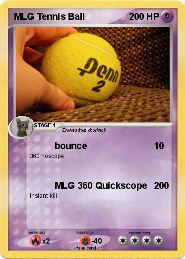 Pokemon MLG Tennis Ball