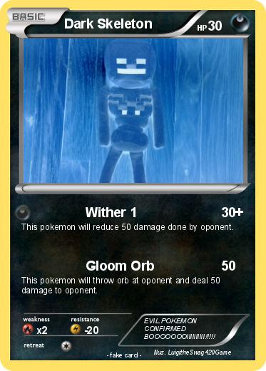 Pokemon Dark Skeleton