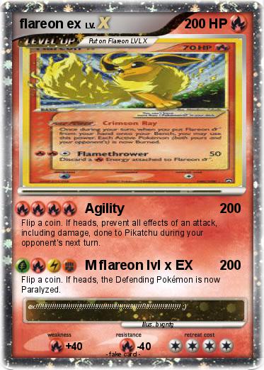 Pokemon flareon ex
