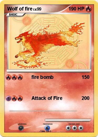 Pokemon Wolf of fire