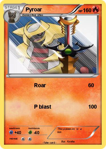 Pokemon Pyroar Pokemon Pyroar