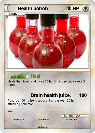 Pokemon Health potion