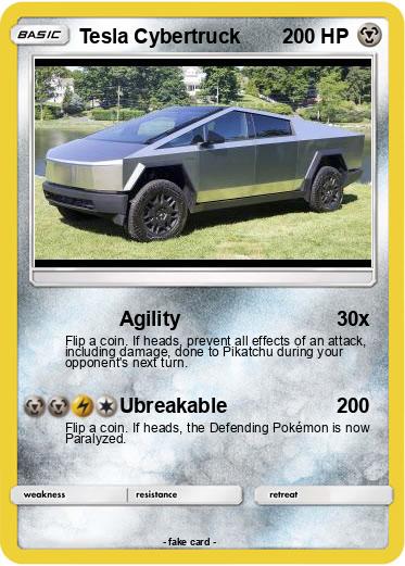 Pokemon Tesla Cybertruck