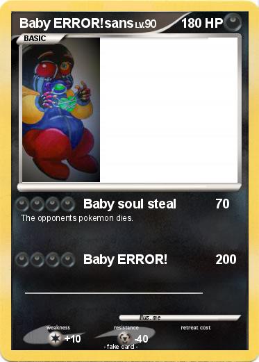 Pokemon Baby ERROR!sans