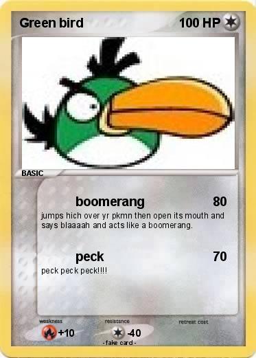 Pokemon Green bird