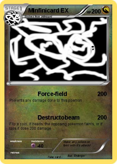 Pokemon MInfinicard EX