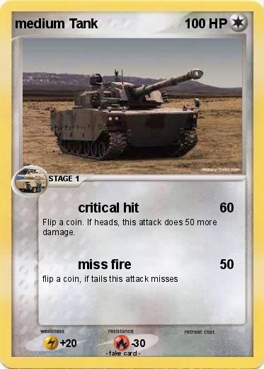 Pokemon medium Tank