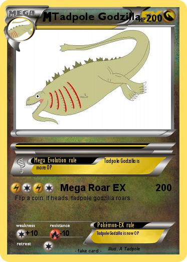 Pokemon Tadpole Godzilla