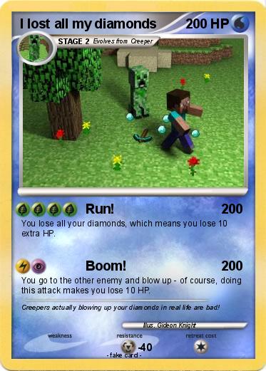 Pokemon I lost all my diamonds