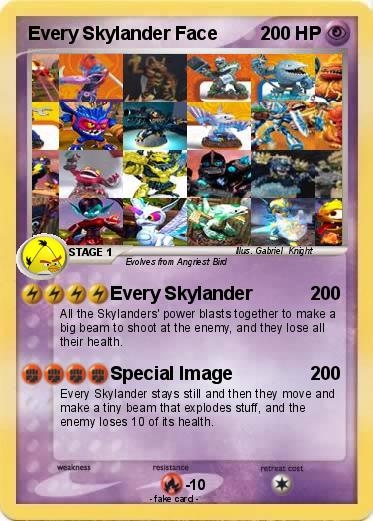 Pokemon Every Skylander Face