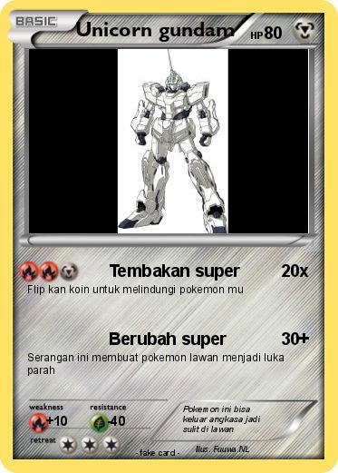 Pokemon Unicorn gundam