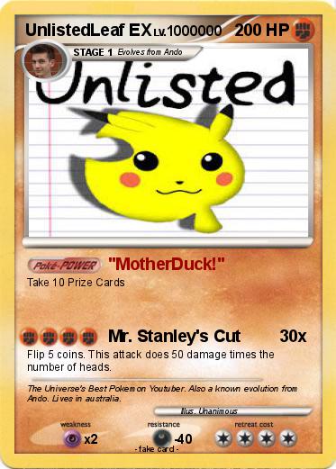 Pokemon UnlistedLeaf EX