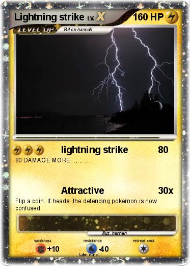 Pokemon Lightning strike