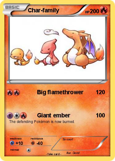 Pokemon Char-family
