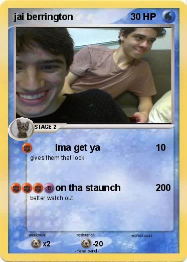 Pokemon jai berrington