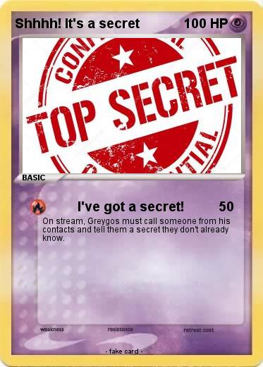 Pokemon Shhhh! It's a secret