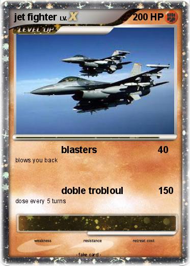 Pokemon jet fighter