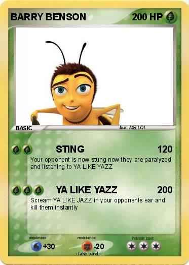 Pokemon BARRY BENSON