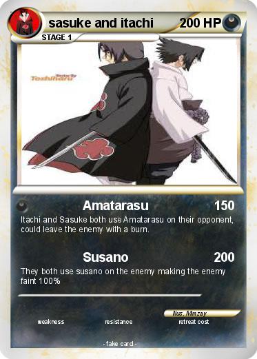 Pokemon sasuke and itachi