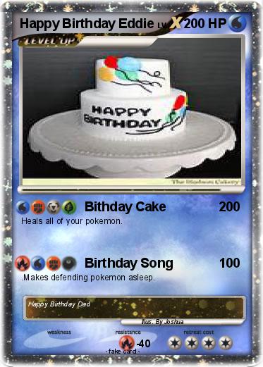 Pokemon Happy Birthday Eddie
