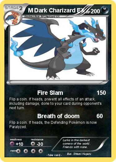 Pokemon M Dark Charizard EX