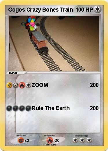 Pokemon Gogos Crazy Bones Train