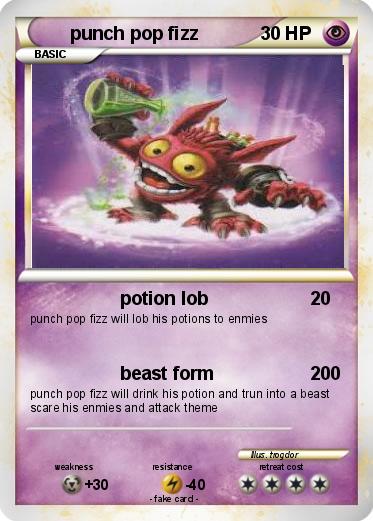 Pokemon punch pop fizz