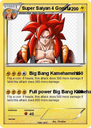 Pokemon Super Saiyan 4 Gogeta