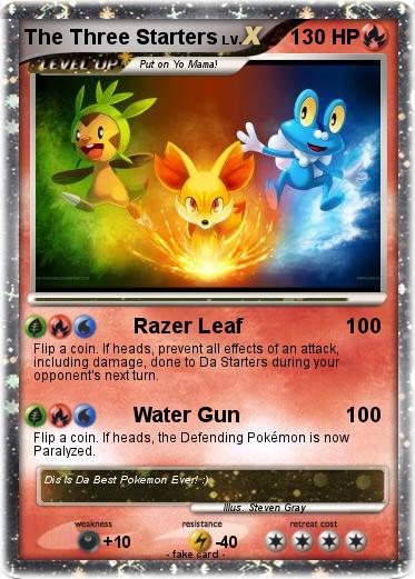 Pokemon The Three Starters