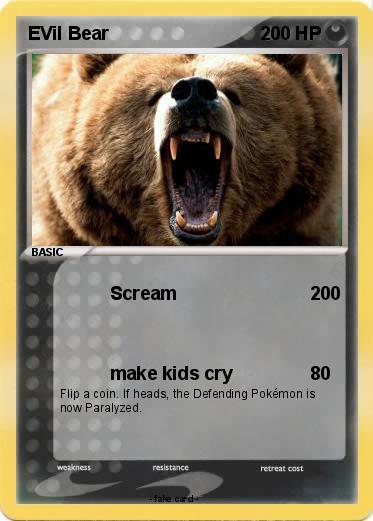 Pokemon EVil Bear