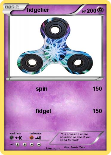 Pokemon fidgetier