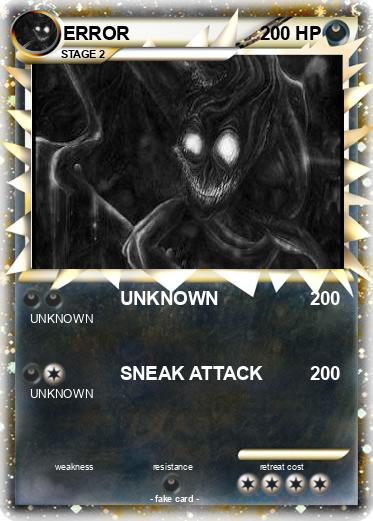 Pokemon ERROR
