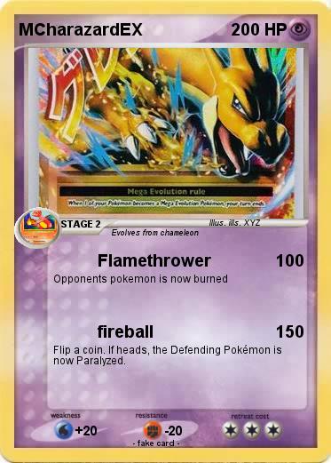 Pokemon MCharazardEX