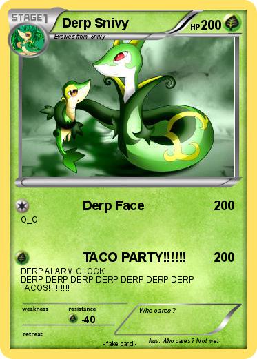 Pokemon Derp Snivy