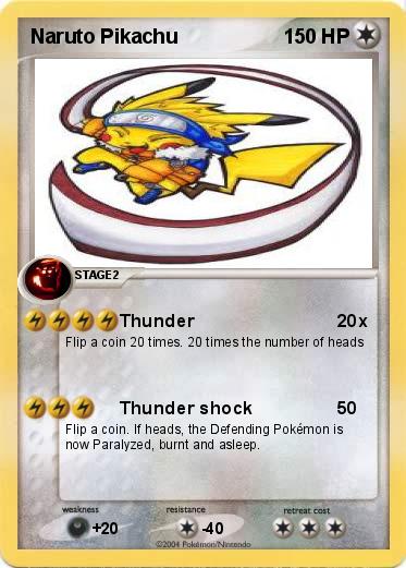Pokemon Naruto Pikachu
