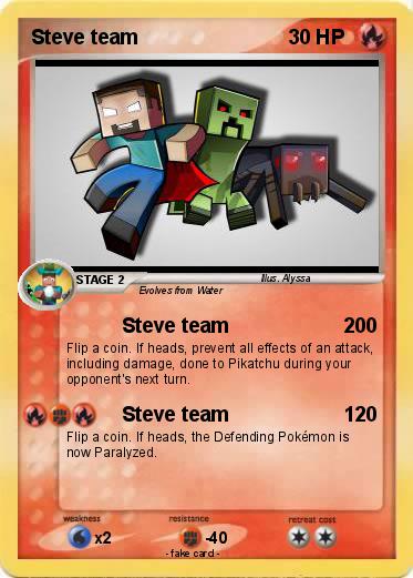 Pokemon Steve team