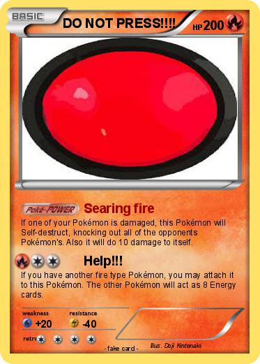 Pokemon DO NOT PRESS!!!!