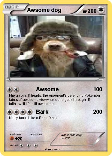 Pokemon Awsome dog