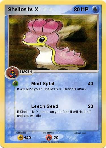 Pokemon Shellos lv. X
