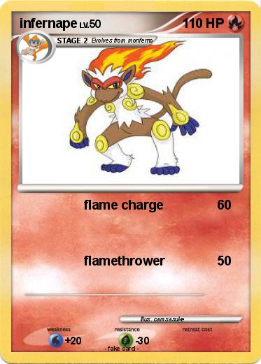 Pokemon infernape