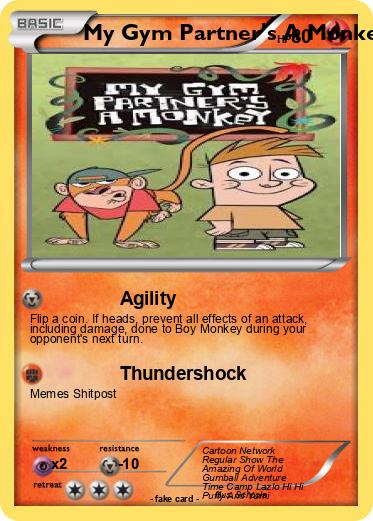 Pokemon My Gym Partner's A Monkey 7