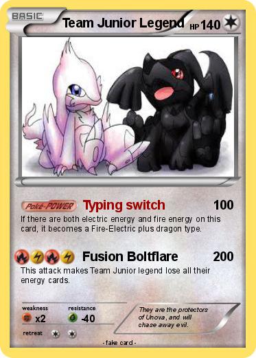 Pokemon Team Junior Legend