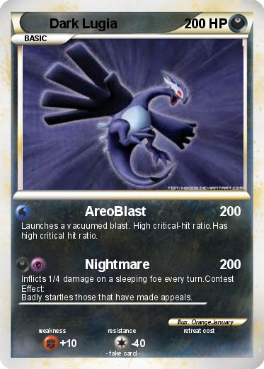 Pokemon Dark Lugia