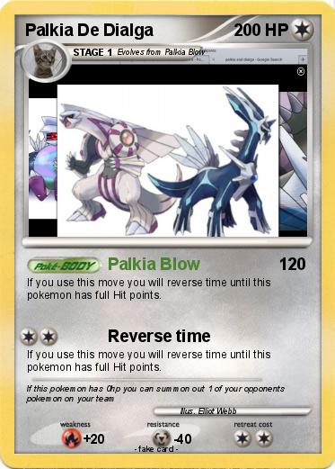 Pokemon Palkia De Dialga